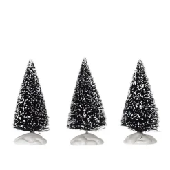Alberelli Innevati - Bristle Tree, Set Of 3