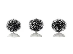 Alberelli Rotondi In Setole Set Da 3 Mini - Rounde Bristle