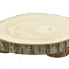 Base In Legno Rotonda Dia.30Cm Con Piede