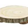 Base In Legno Rotonda Dia.25Cm Con Piede