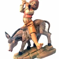 Bimbo Su Asino 12Cm In Resina (F-47)