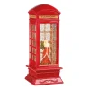 Cabina Telefonica Led Decorativa H27Cm Con Babbo Natale