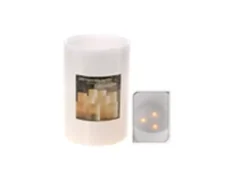 Candela A 3 Fiammelle Led 15X22Cm