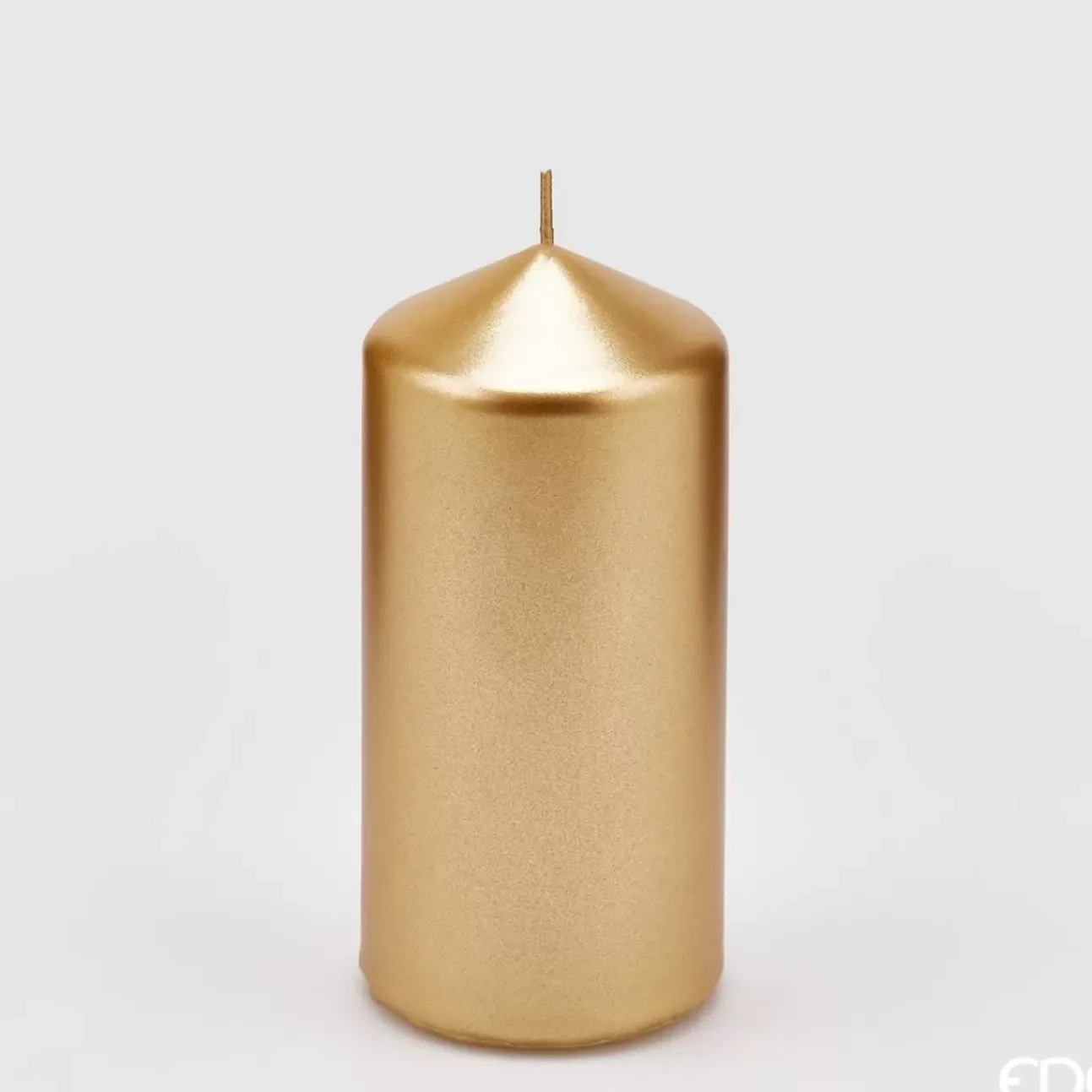 Candela Moccolo H.15 D.6,8Cm Oro