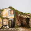 Capanna 45X30X31Cm Con Luce E Fontana Con Pompa