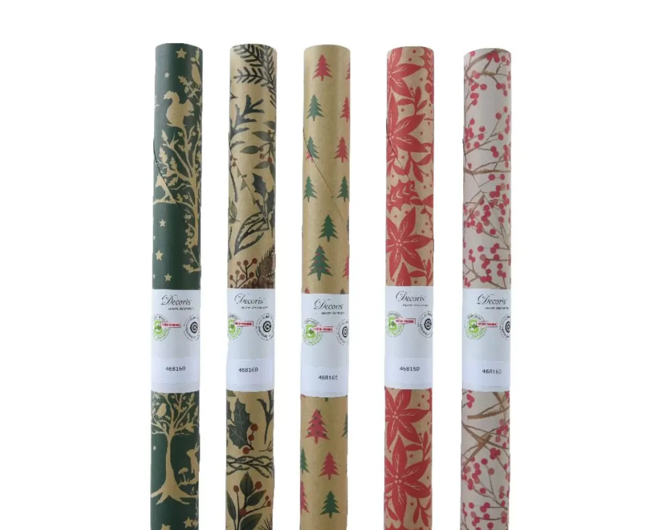 Carta Pacchi Regalo Natalizia 200X70Cm Colore Assortito