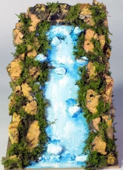 Cascata Con 5 Luci A Batteria 14X20X14Cm