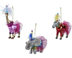 1 Ciondolo Animale Con Vestito E Glitter Modello Assortito