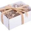 Confezione Regalo Con Decorazioni Natalizie Champagne 20X5Xh8.5Cm