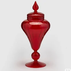 Contenitore Per Caramelle Bonbon 17X36Cm Rosso