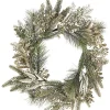 Corona Natalizia Admiral Con Bacche Oro O55Cm