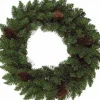 Corona Verde Con Pigne O120Cm