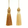 Decorazione Nappa Appendibile Argento/Champagne Assortita H15Cm
