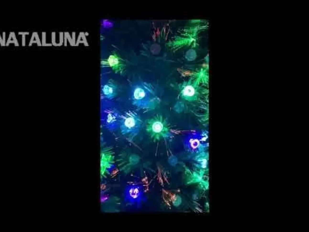 Festone Luminoso 2 Metri 112 Led Multicolor In Fibra Ottica