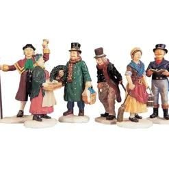 Figurine Gente Del Villaggio - Village People Set Da 6