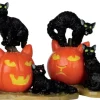 Gatti Neri - Halloween Cats, Set Of 2 12883