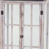 Lanterna Rettangolare In Legno Marrone 40X17X64Cm