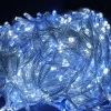 Luci Di Natale 300 Led Bianco / Blu 8 Giochi Di Luce