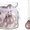 Mini Pallina Rosa Con Fiocco 2,5Xh2,5Cm