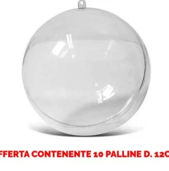 Offerta 10 Palline In Plexiglass Divisibile O12Cm
