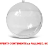 Offerta 12 Palline In Plexiglass Divisibile O8Cm