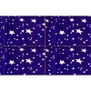 Offerta 4 Rotoli Carta Cielo Metallizzata Stelle Argento 70X100Cm