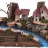 Paese Con Fiume 26X18X11Cm