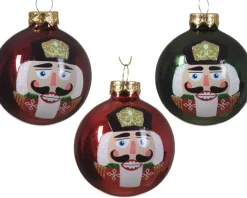 1 Pallina Di Natale Con Figure Natalizie Colore Assortito