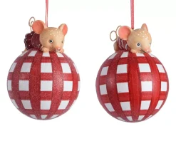 1 Pallina Di Natale Con Topolino E Decorazioni Modello Assortito