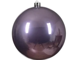Pallina Di Natale D.20 Cm Colore Lilla
