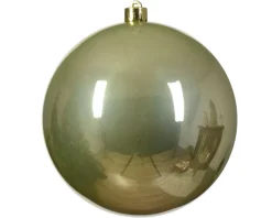 Pallina Di Natale D.14 Cm Colore Pistacchio