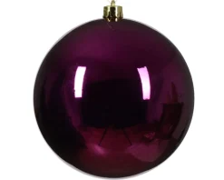 Pallina Di Natale D.14 Cm Colore Viola