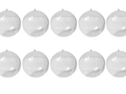10 Palline In Plexiglass Divisibili O8Cm
