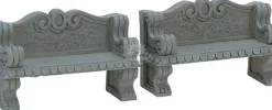 Panchine Di Pietra - Stone Bench Set Da 2