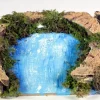 Parte Finale Del Fiume Con Luci 14X13Cm