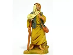 Pastore Con Stampella 12Cm In Resina (F-37)