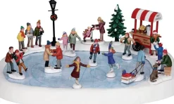 Pattinaggio Sul Ghiaccio - Village Skating Pond With Sound