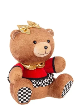 Peluchesorso Colyn Seduto Vestito Rosso 28X33H