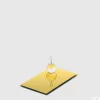 Portacandele Con Base Specchio Rettangolare 20X12.5 Oro