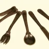 Posate In Ferro, Lunghezza Cm. 5 Set 6 Pz Per Presepe
