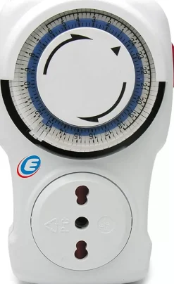 Presa Corrente Con Timer 24Hr 10/16A