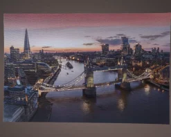 Quadro Scena A Led Tower Bridge Londra H38Cm
