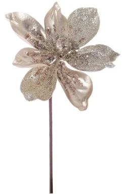 Ramo Con Magnolia Champagne 18Xh40Cm