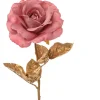 Ramo Oro Con Rosa 57Cm