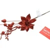 Ramo Pick Con Fiore Glitterato Rosso