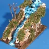 Rapida Di Fiume Decorativa Per Presepe