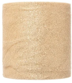 Rotolo Tulle Sparkling Oro 12,5Xmt.100