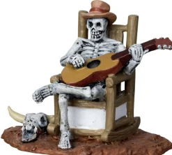 Scheletro Che Suona La Chitarra - Rocking Chair Skeleton