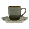 Tazza Da Caffe' Con Piattino Concerto Grigio Tortora