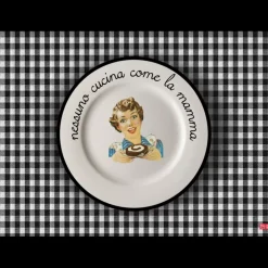 Tovaglietta Americana Mangia E Impara Nessuno Cucina Come La Mamm 30X44Cm